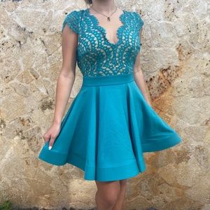 Teal Formal Dress